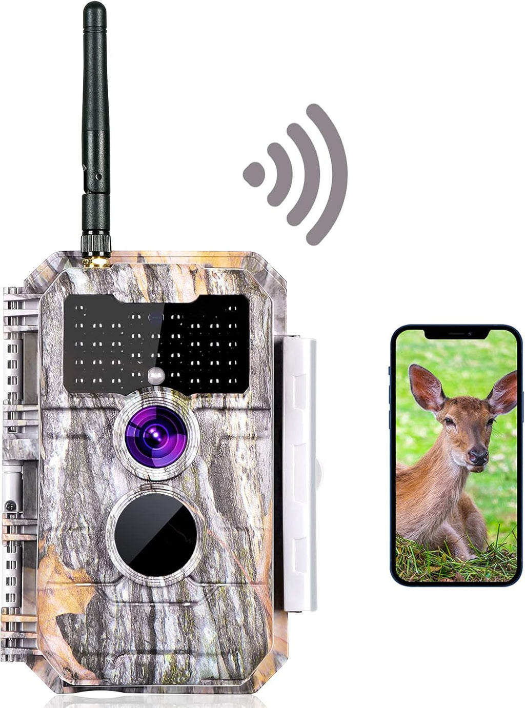 24MP 1296P No Glow Night Vision Waterproof Trail Game Camera Pack of 2 B534