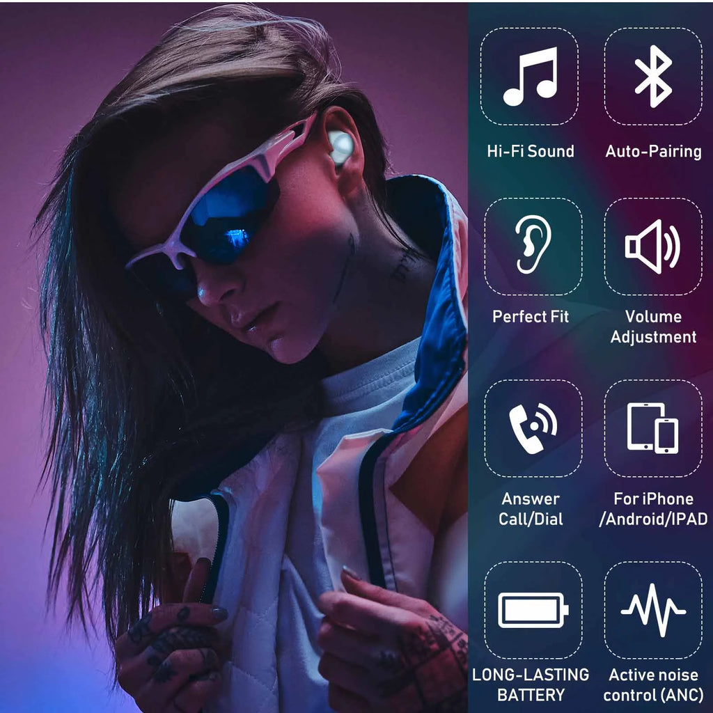 Blue True Wireless Earbuds with Charging Case H669631