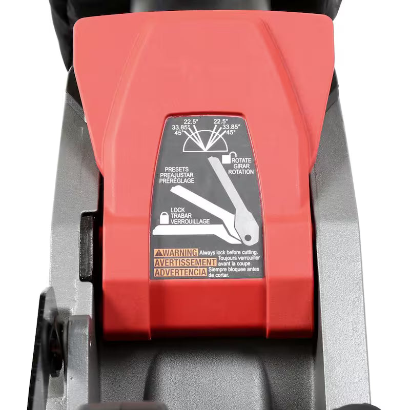 18V Lithium-Ion Brushless Cordless Dual Bevel Sliding Compound Miter Saw X822