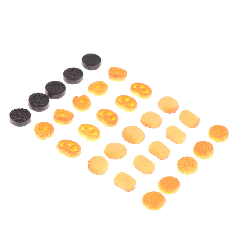 10Pcs/Set Dollhouse Miniature Cookie Kitchen Food Toy X904