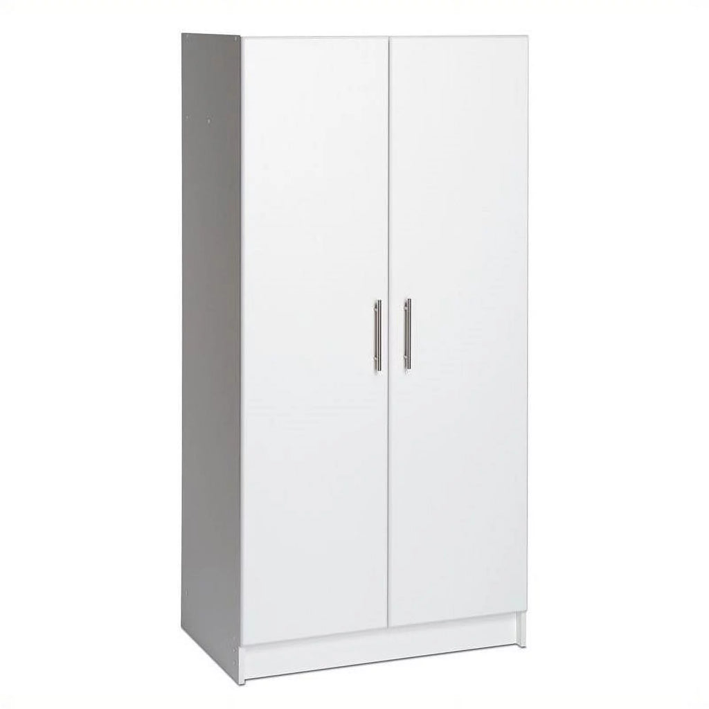 32" White Composite Wood Storage Cabinet M1131