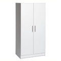 32" White Composite Wood Storage Cabinet M1131