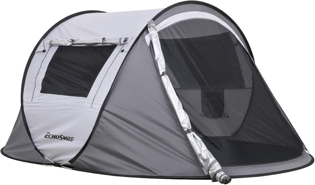 2/4/6/8/10 Person Pop Up Dome Tent with Carry Bag L65547