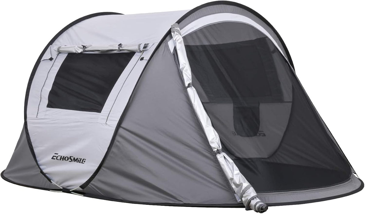 2/4/6/8/10 Person Pop Up Dome Tent with Carry Bag L65547