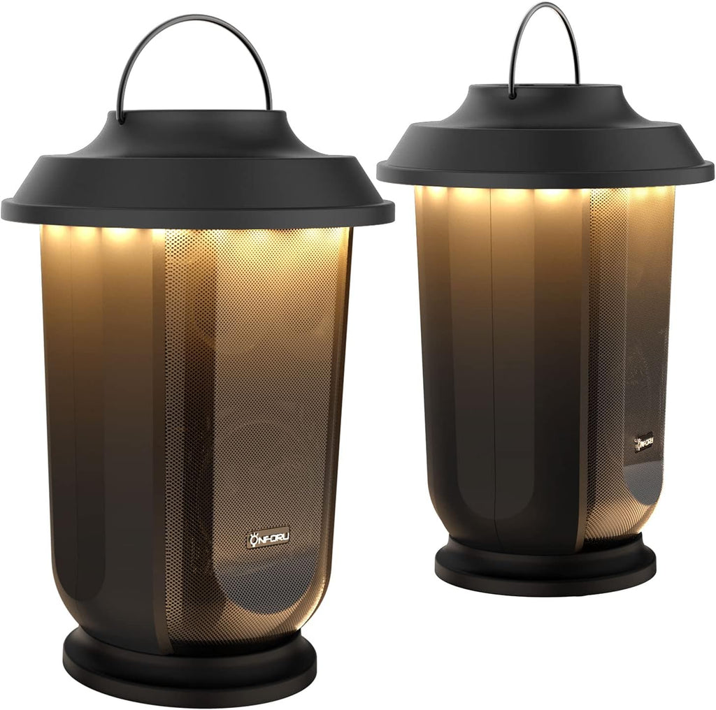 2 Pack Bluetooth 5.0 Wireless Party Speakers with LED Lights A6714