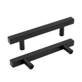Matte Black Cabinet Handles and Knobs, 20 Pack, 128mm H49649