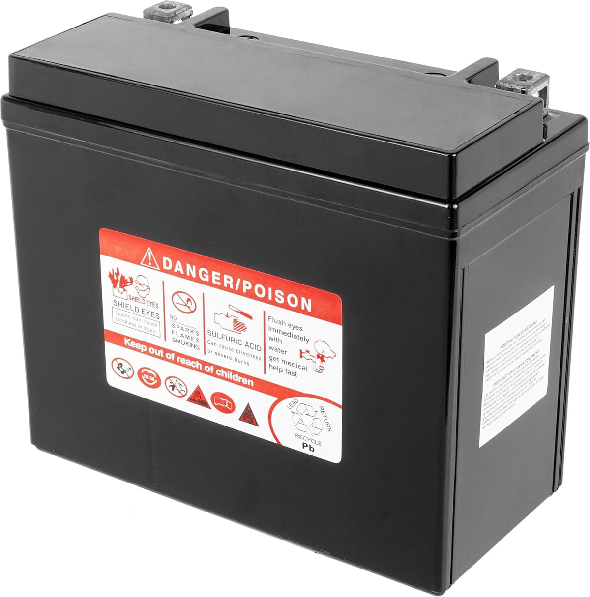 Caltric Agm Battery Polaris Sportsman 500 4X4 Efi 2007 2008 2009 2010 D418
