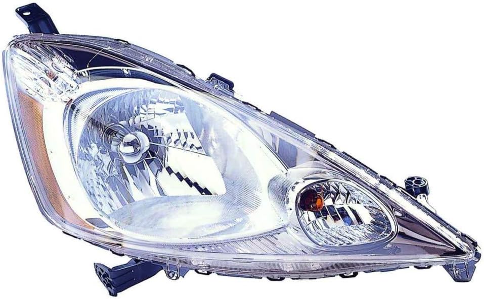 Passenger Side Headlight Assembly for Honda Fit 2009 2011 Sport Package P482330