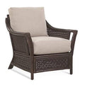 32x22 Wide Armchair Brown and Beige Stripe U73820