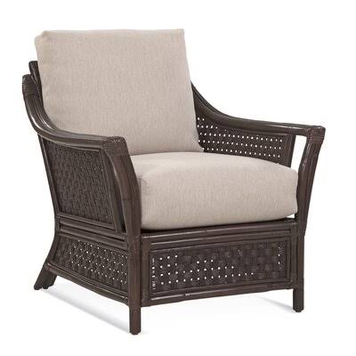 32x22 Wide Armchair Brown and Beige Stripe U73820