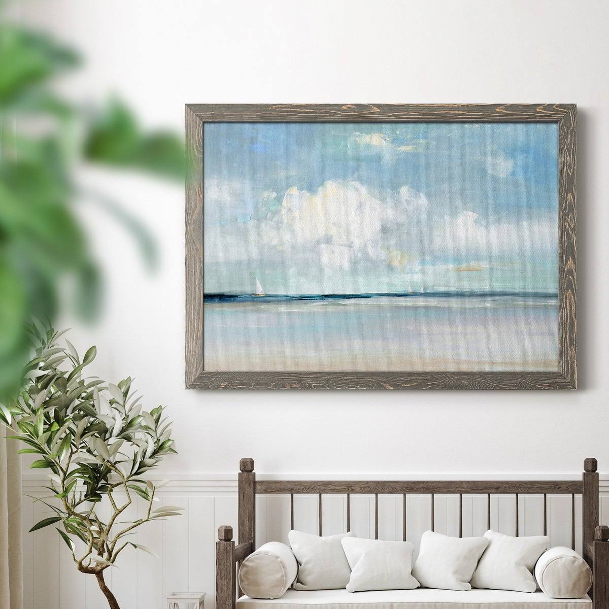 White Framed Canvas 20x24 G847