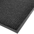 Charcoal Needle Rib Carpet Mat 4' x 6' U2065