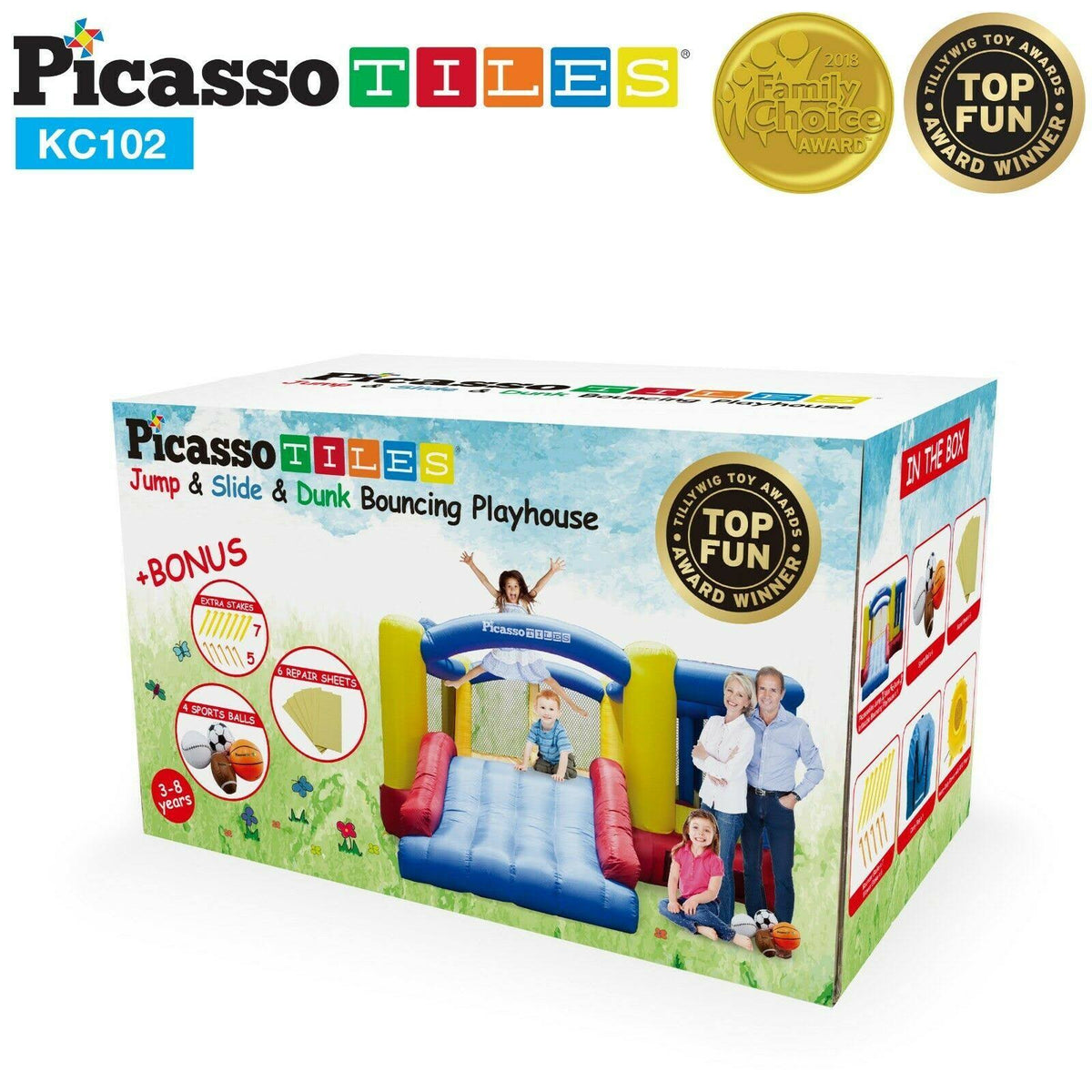 Inflatable Bouncer Jumping House with Slide E1369