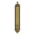 Push Plate Highlighted Brass R355401