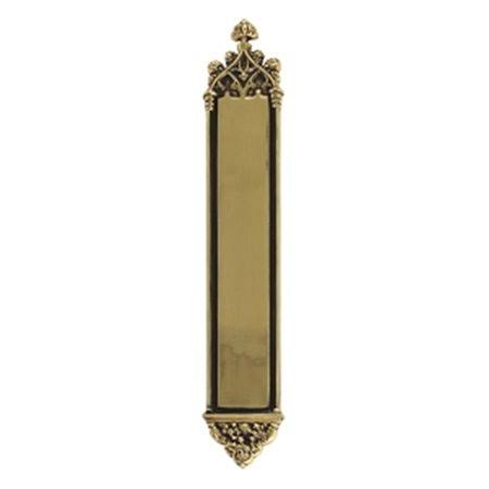 Push Plate Highlighted Brass R355401