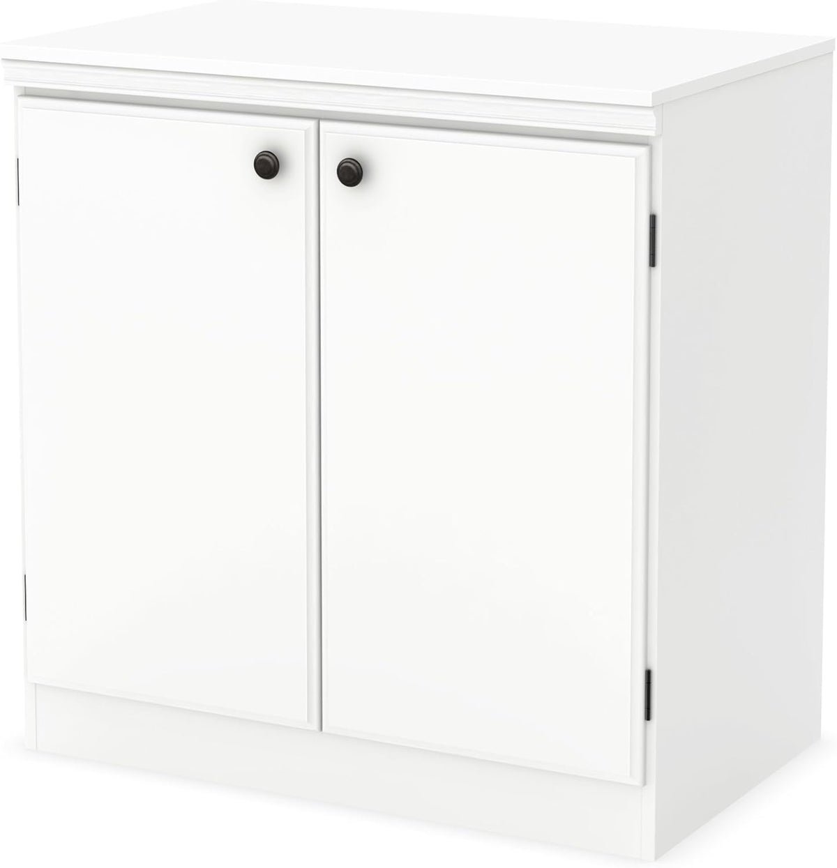 Small 2-Door Storage Cabinet with Adjustable Shelf, Royal Cherry O959