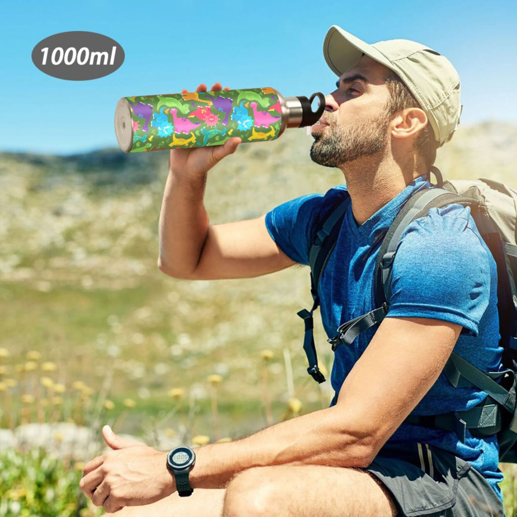 Stainless Steel Water Bottle with Straw Lid Vacuum Insulated 20 OZ Q8425