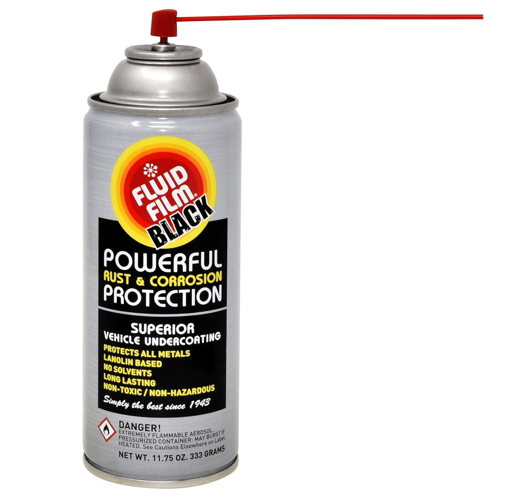 Black 6 Pack Undercoating Aerosol Spray Can L853