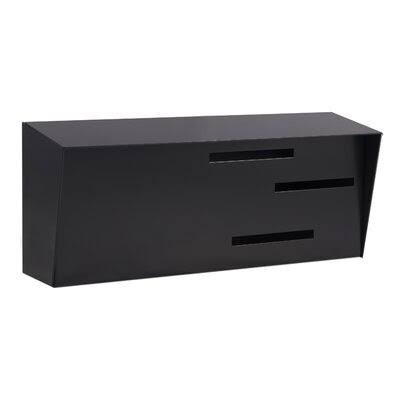 Black Wall Mounted Mailbox S80173