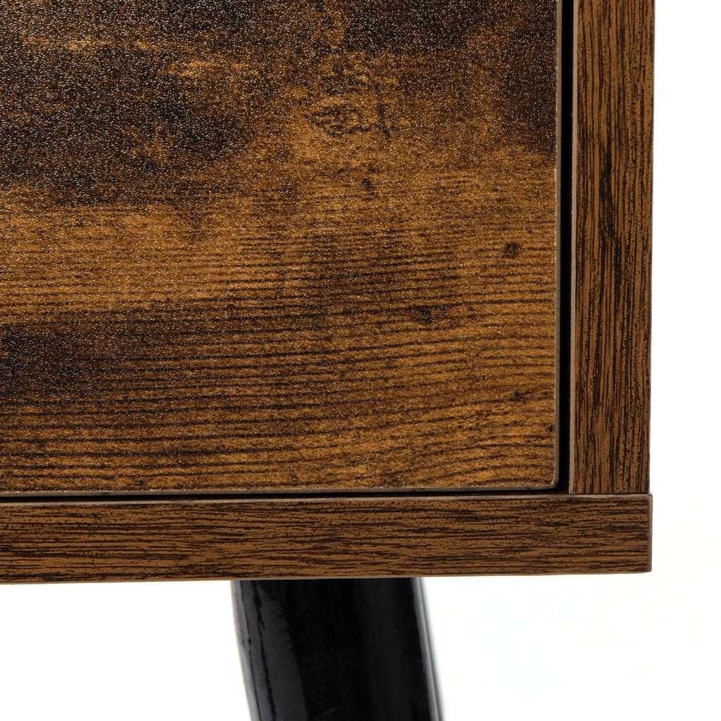 Wood Nightstands with Drawers Set of 2 F5808