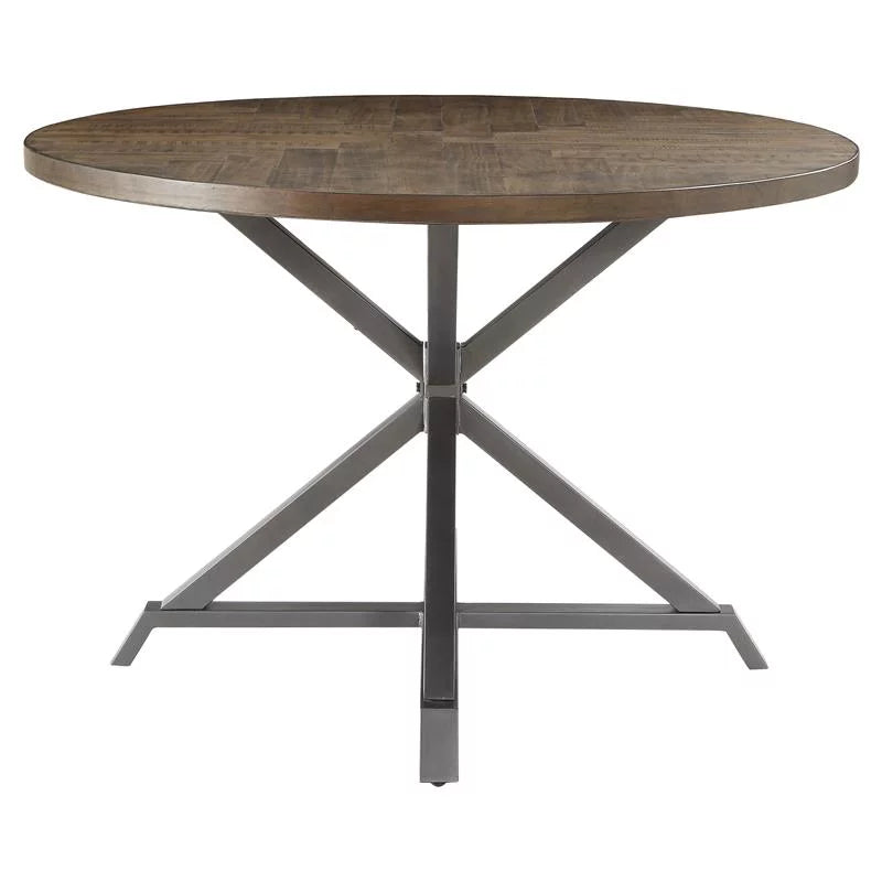 Mahogany Wood Round Dining Table J883510