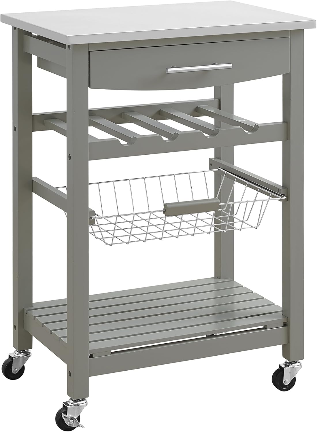 Gray Kitchen Cart Z58125