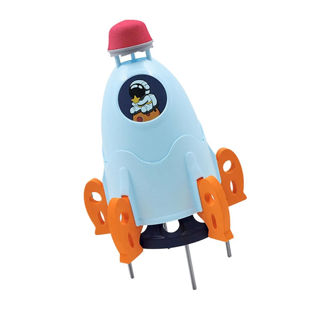Blue Plastic Rocket Sprinkler Toy K2220