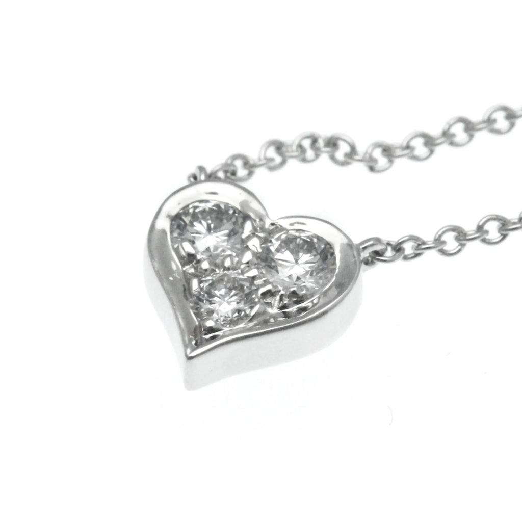 Platinum Diamond Heart Necklace R621917
