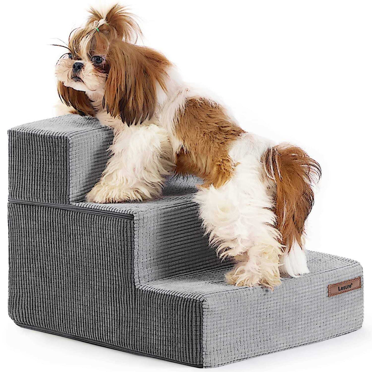 Folding Pet Stairs with CertiPUR-US Certified Foam J628782