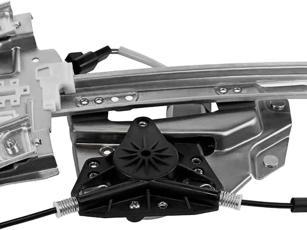 Rear Driver Side Window Regulator with Motor Compatible with 2000-2005 Cadillac Deville, Pack of 2 G6213
