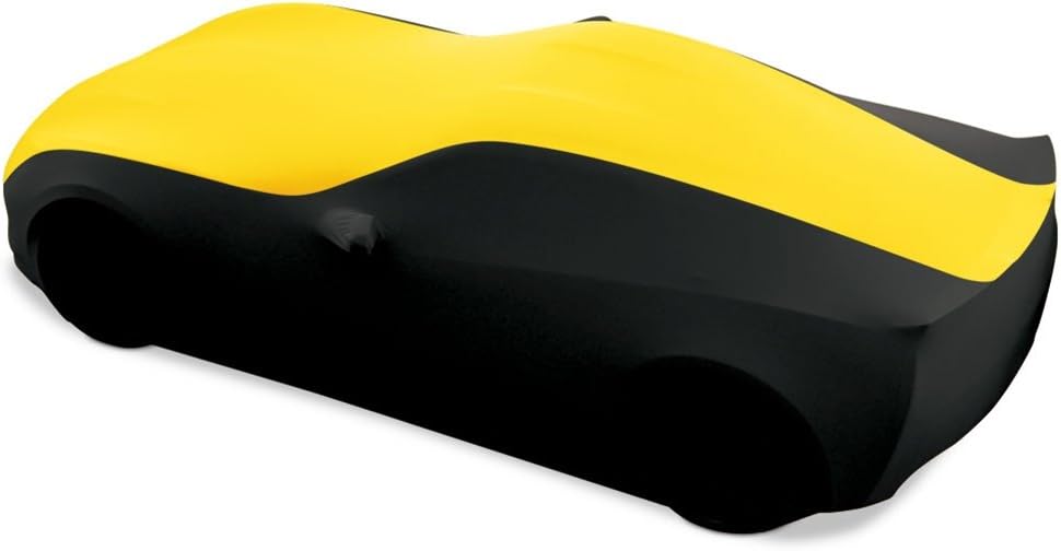 Red/Black Stretch Satin Indoor Car Cover S1148