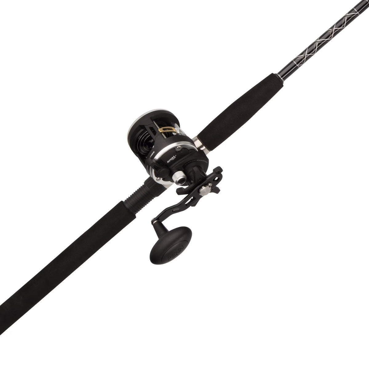 7' Rival Level Wind Fishing Rod and Reel Combo N4847