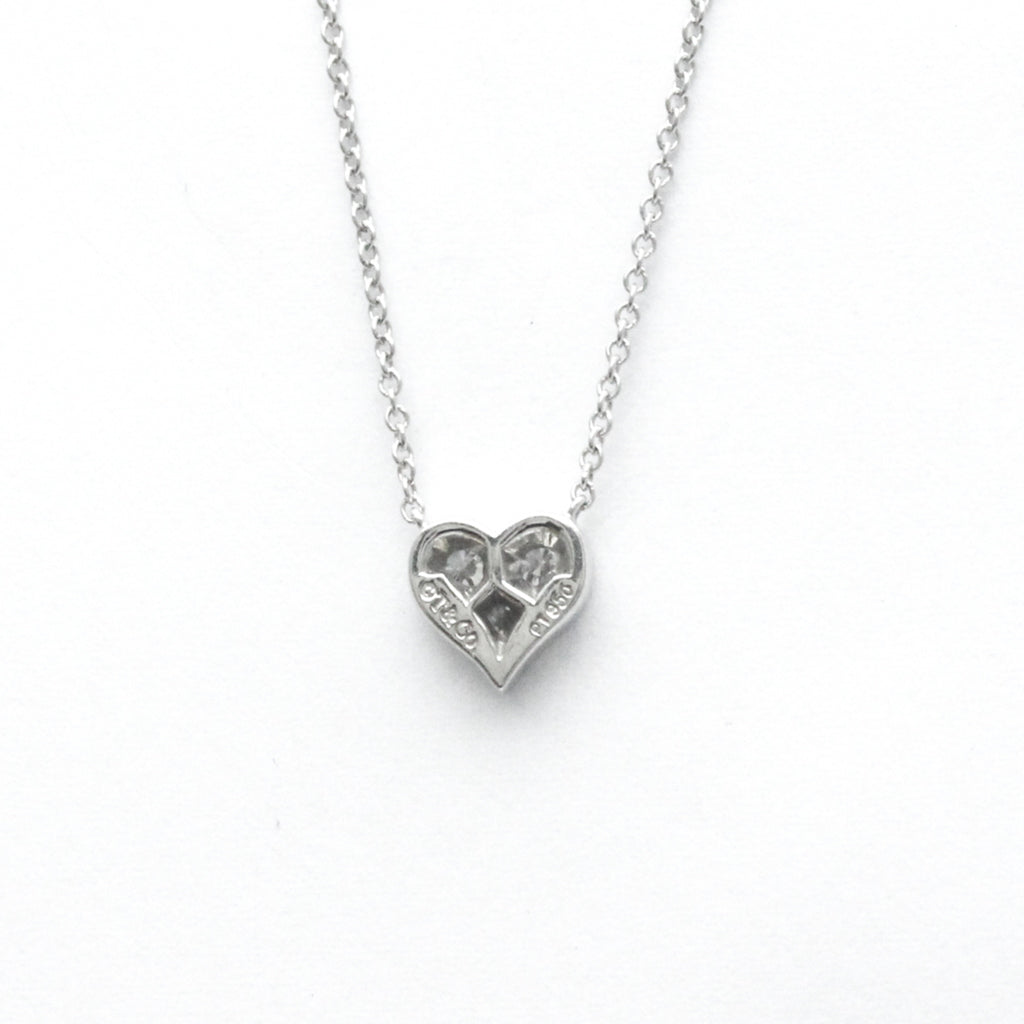 Platinum Diamond Heart Necklace R621917