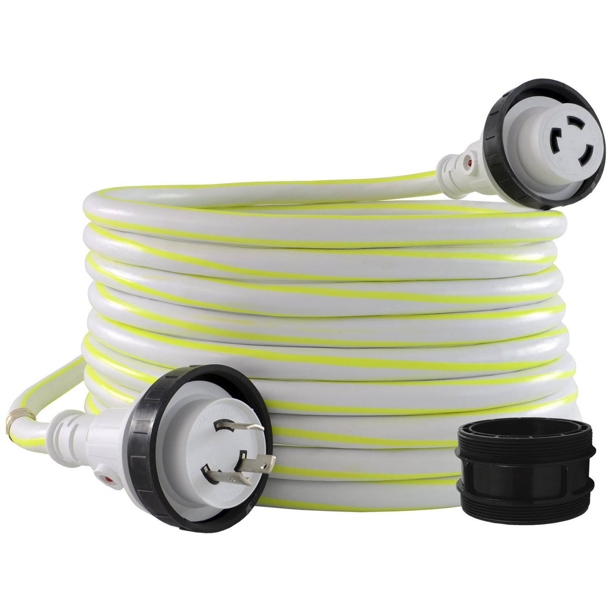 30 Amp Marine Shore Power Cordset with Light Indicator, 50-Feet L236963