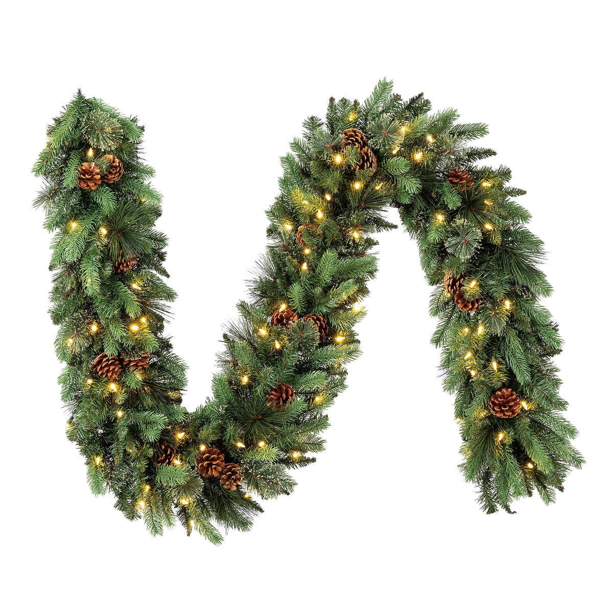 Pre-Lit LED Greenery Garland I467018