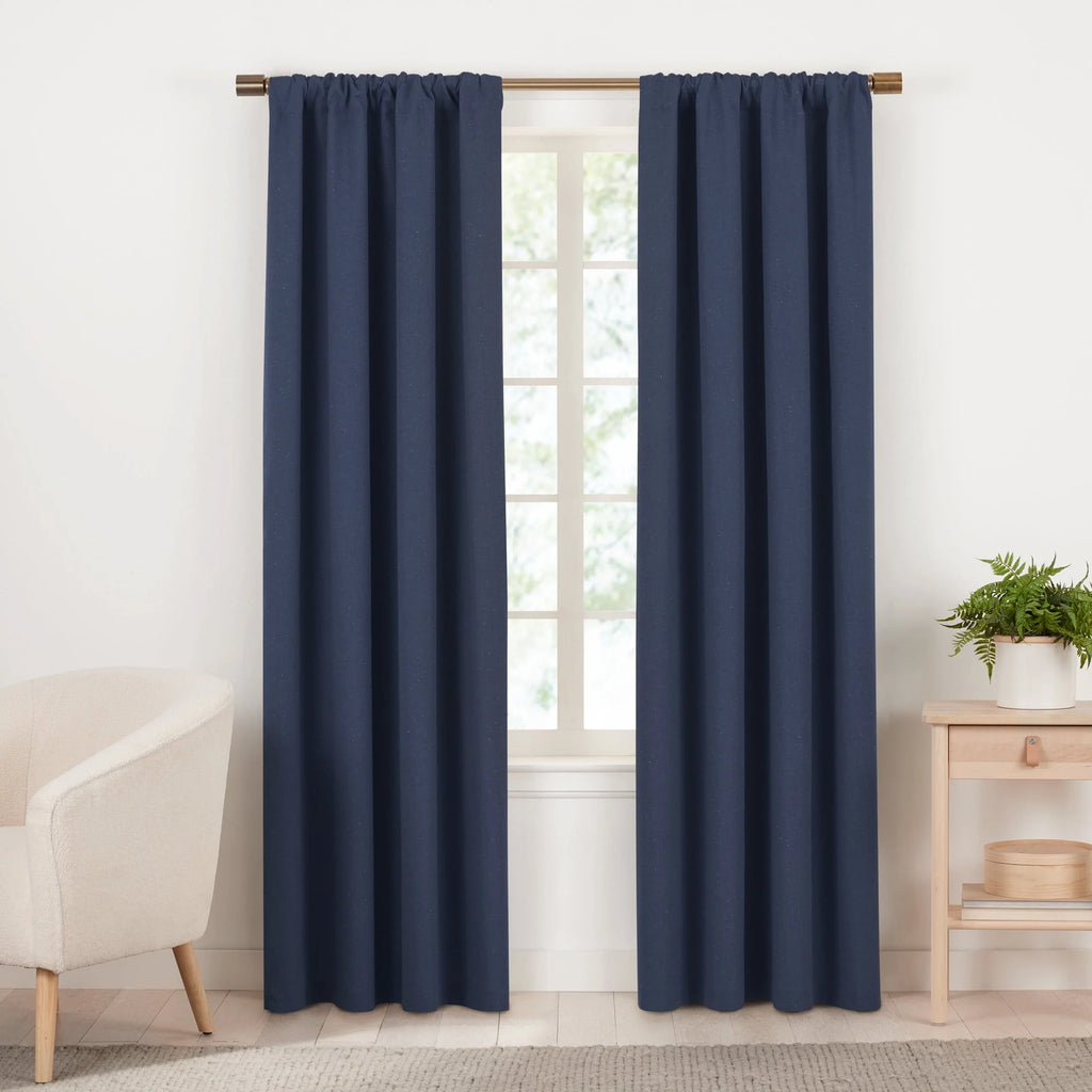 Organic Cotton Window Curtain Pair White 84 K2489