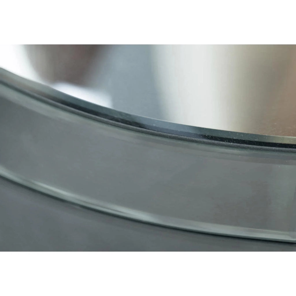 Grey Accent Table Console Mirror O112