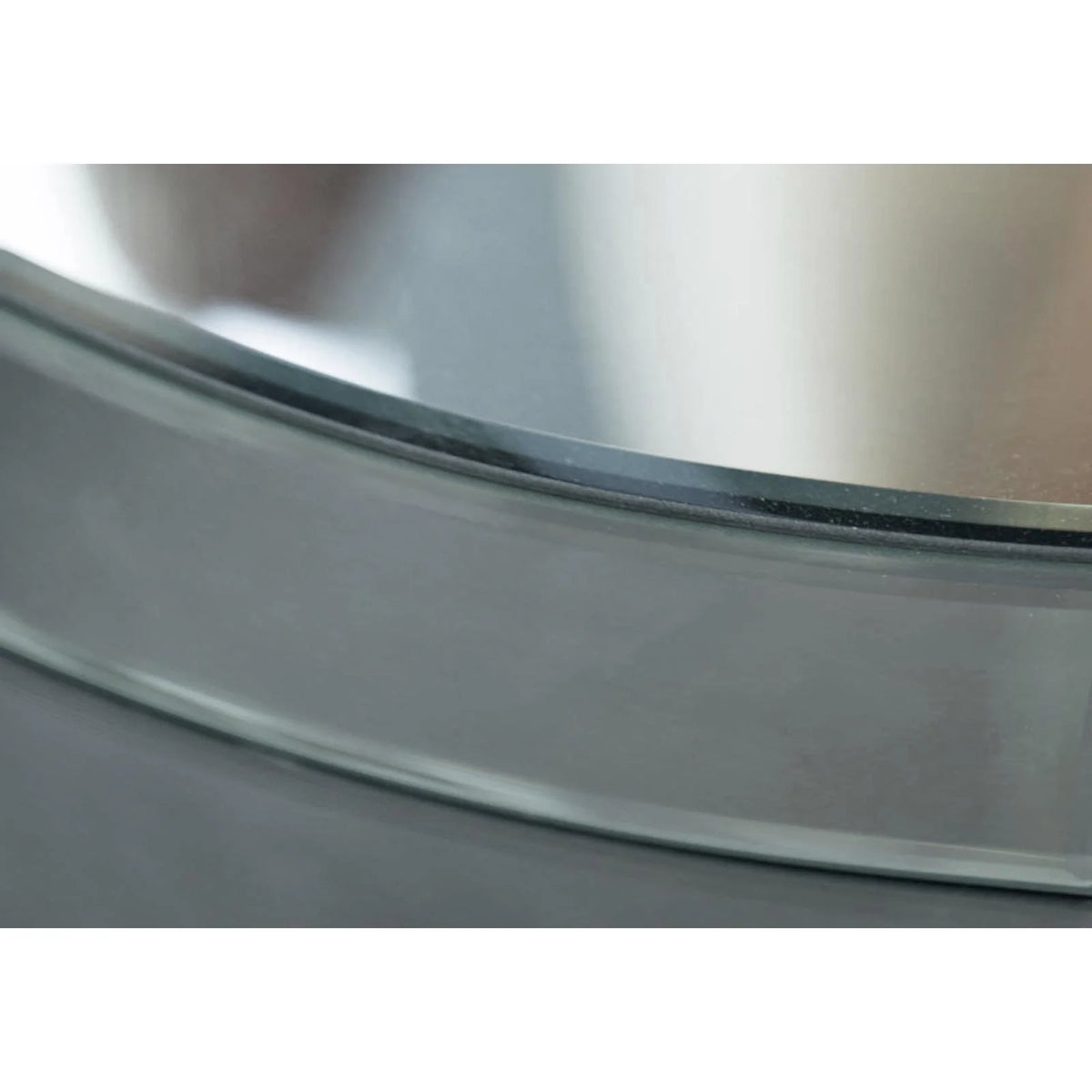Grey Accent Table Console Mirror O112