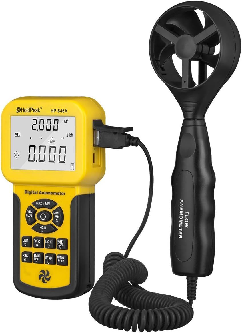 Digital Auto Calculate CFM Anemometer with Back Light P96182
