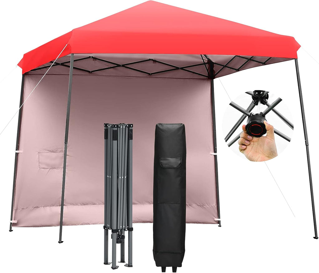 10x10 ft Pop up Canopy Tent with Detachable Side Wall L43555