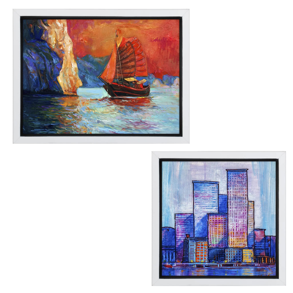 3 Pack 12x12 White Floater Frames M890667