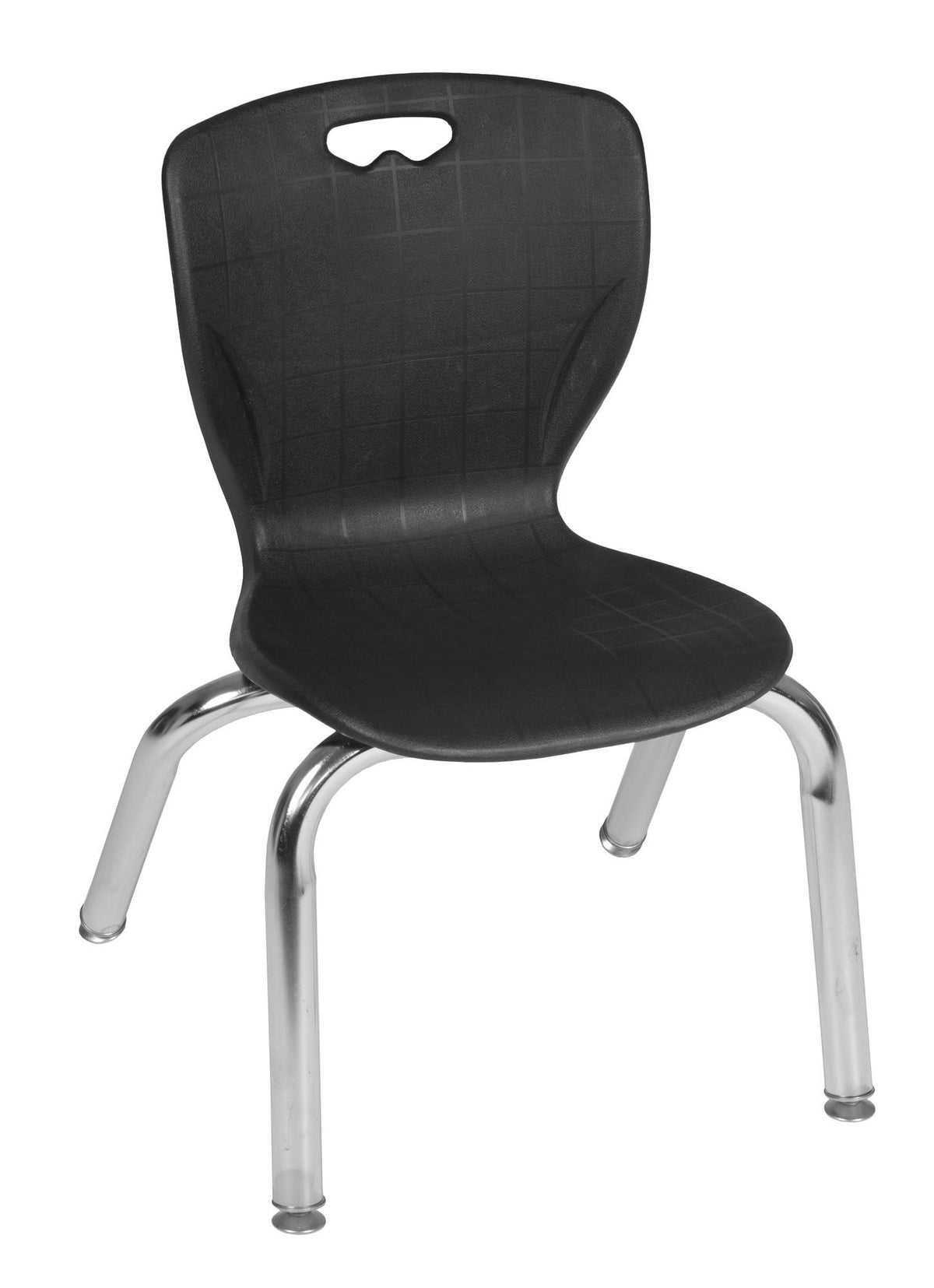 48x22 Round Height Adjustable Classroom Table with 4 Stack Chairs T241010
