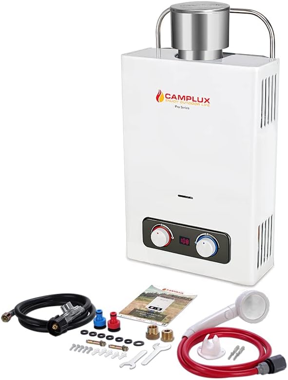 1.58 GPM Outdoor Propane Water Heater with S/S Rain Cap G766