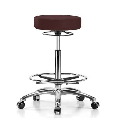 Height Adjustable Medical Stool with Foot Ring, Gray X94248