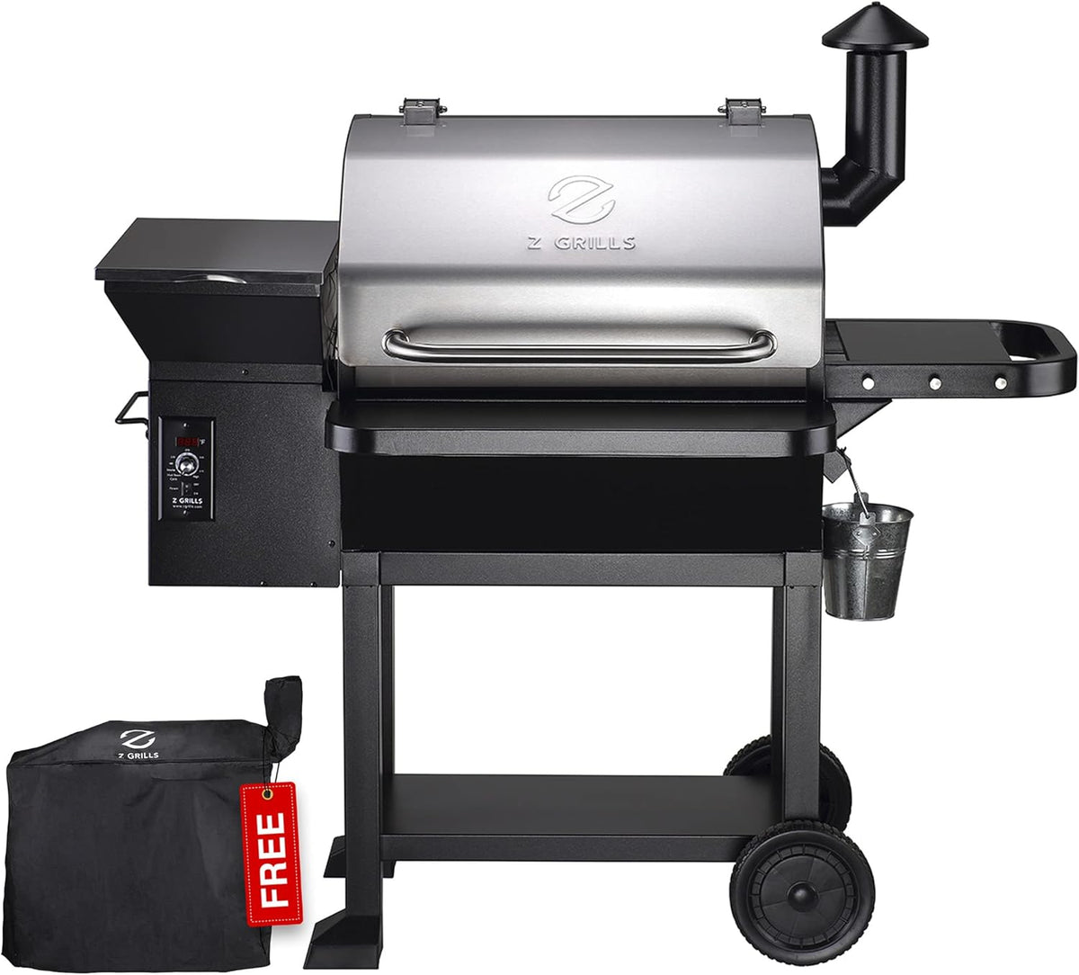 Portable Wood Pellet Grill & Electric Smoker S2309