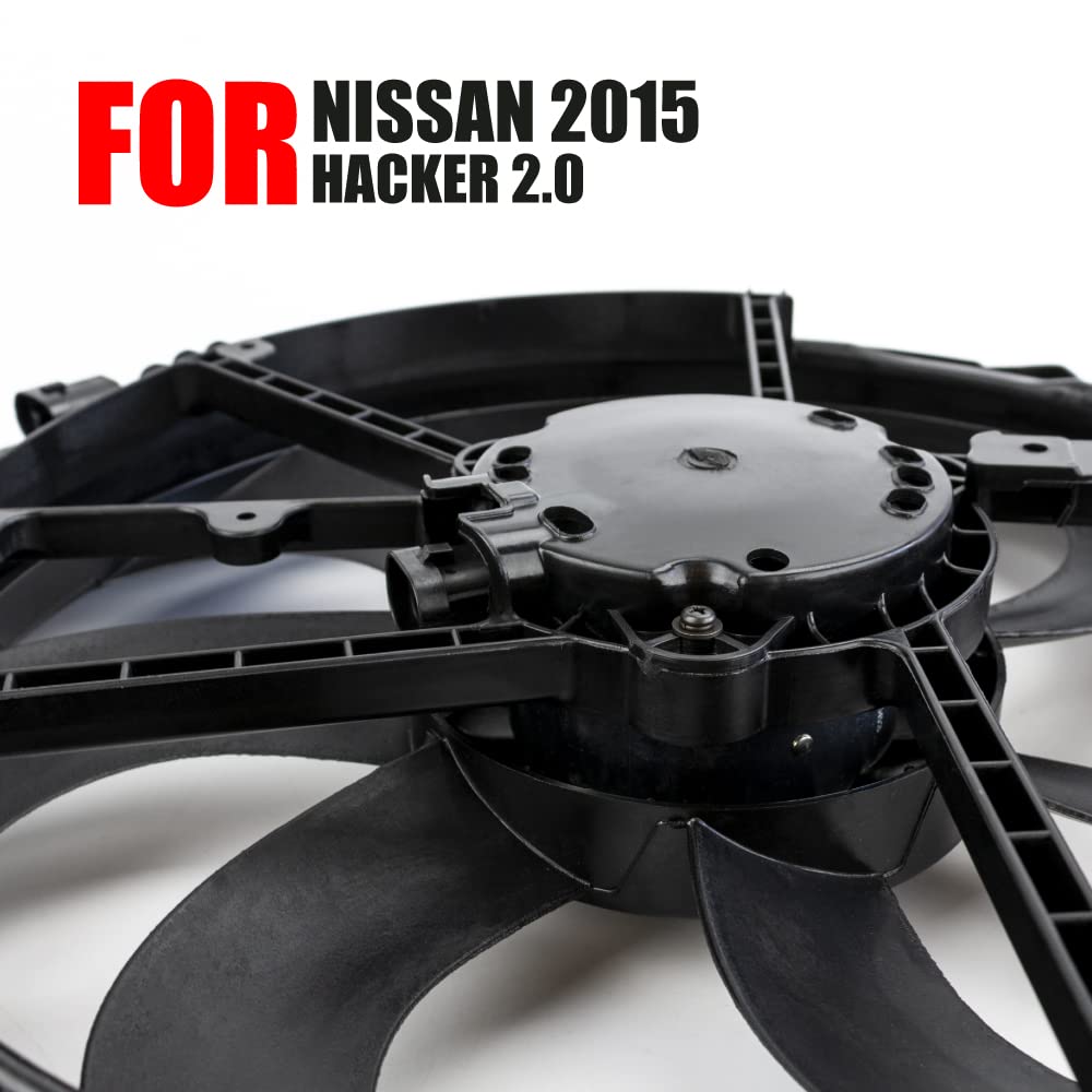 Radiator Cooling Fan Assembly for 2017-2019 Nissan Rogue Sport 2.0L Z515609