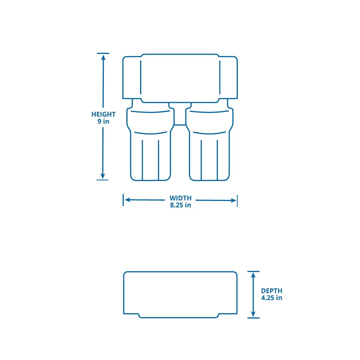 2-Stage Under Sink Water Filter System U270