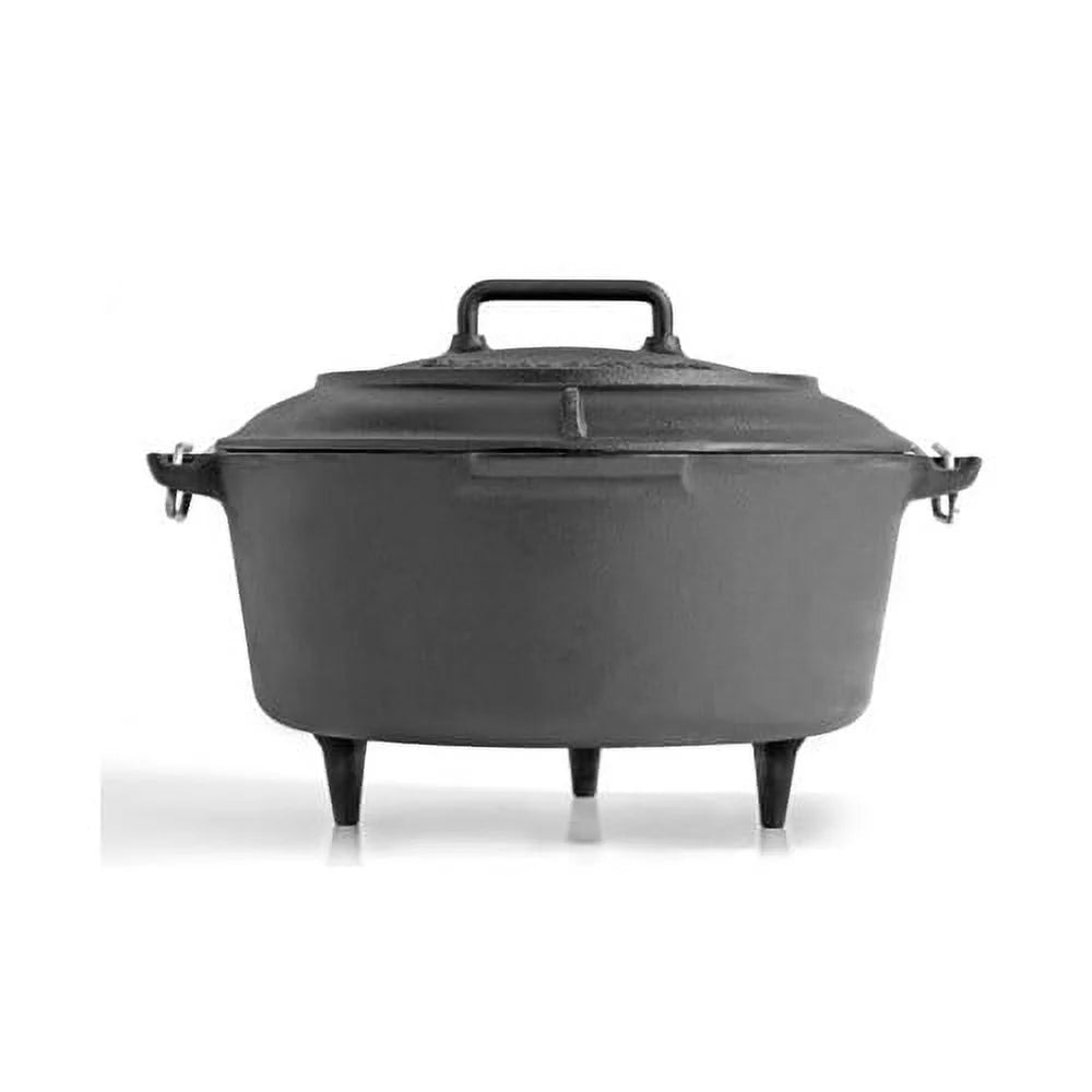 8 Qt Pre-seasoned Cast Iron Dutch Oven Y2312