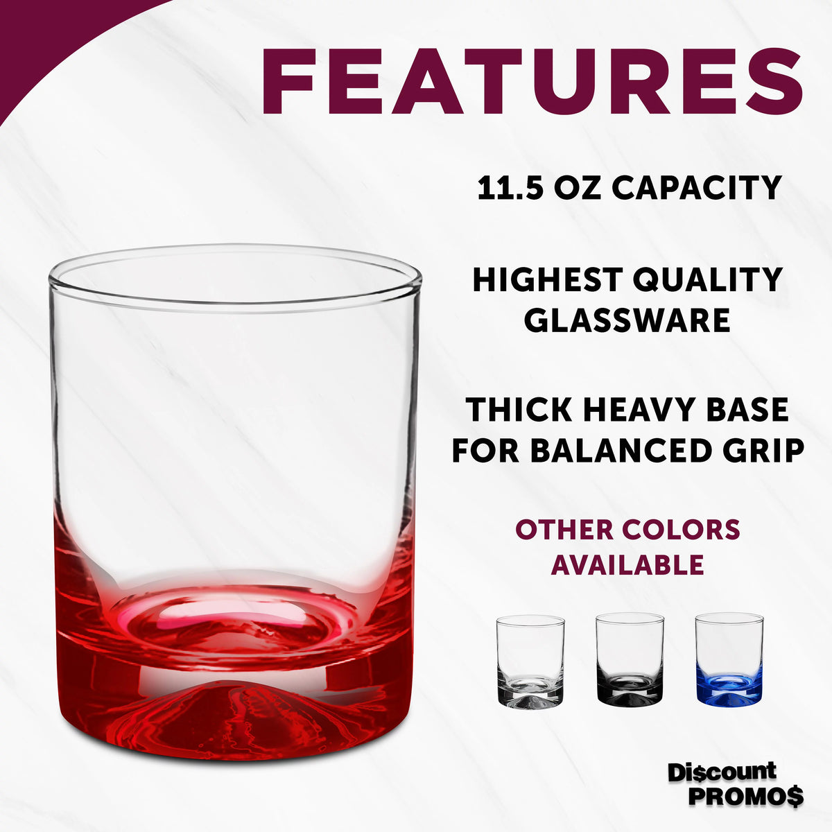 Whiskey Glass 1.75 oz Set of 12 G132598