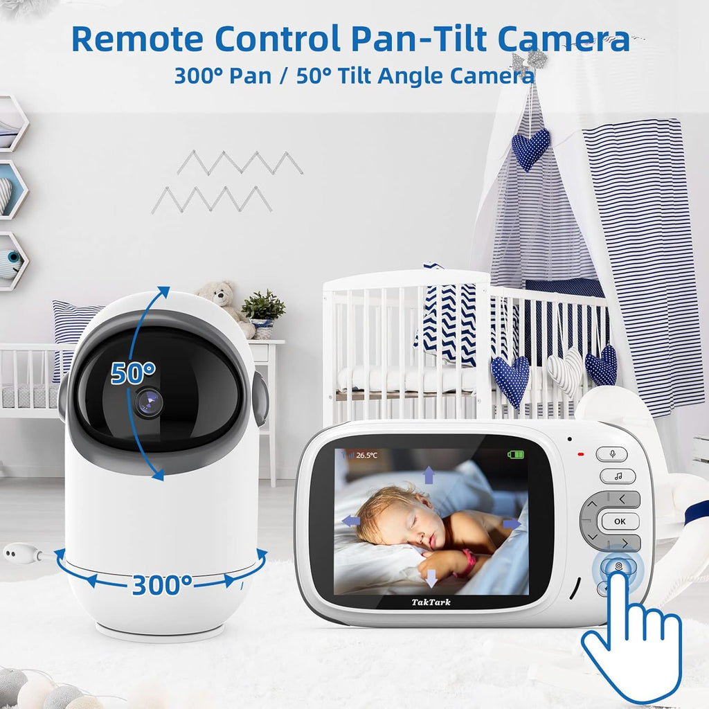 3.2 Baby Monitor with Camera and Audio No WiFi W3832